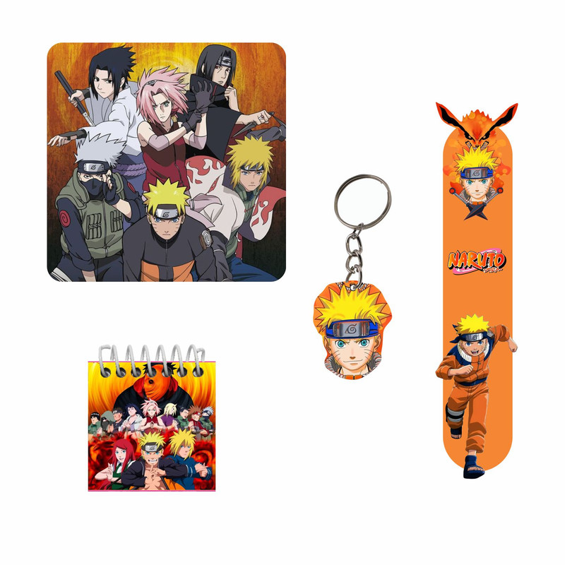 ست لوازم تحریر مدل Naruto کد ps5 مجموعه 4 عددی