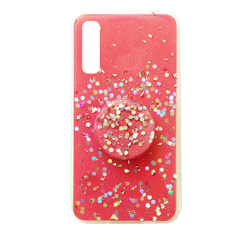 کاور طرح اکلیلی کد S1450 مناسب برای گوشی موبایل سامسونگ Galaxy A30s/A50/A50s به همراه پایه نگهدارنده