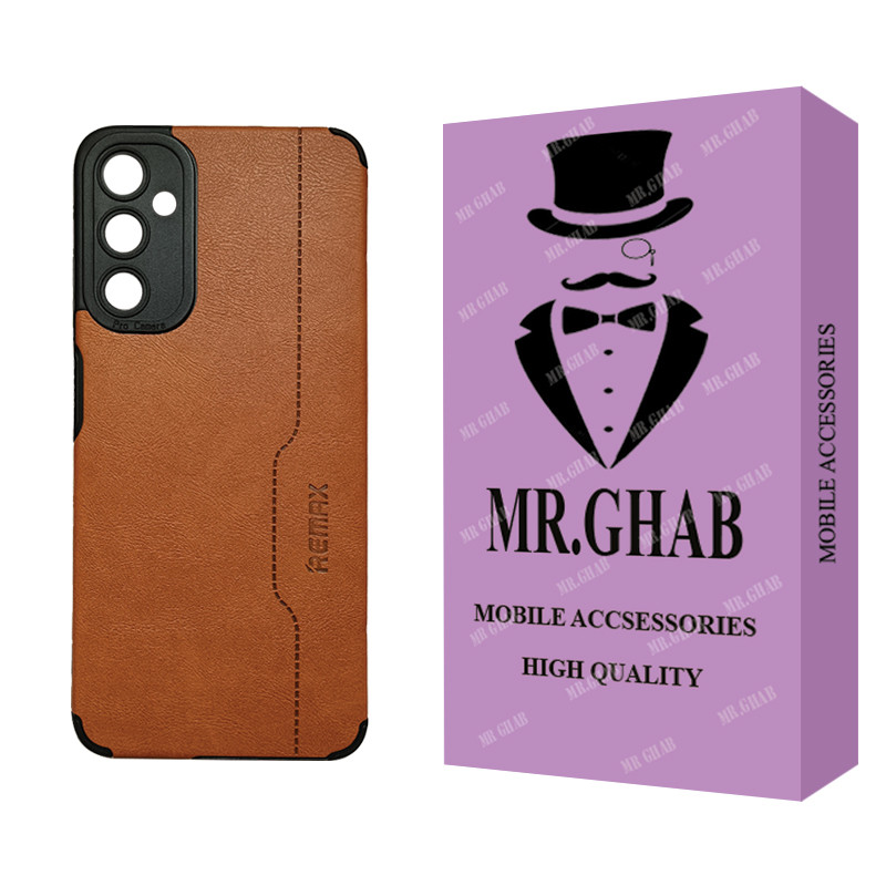 کاور مستر قاب مدل چرم مناسب برای گوشی موبایل سامسونگ Galaxy A05s