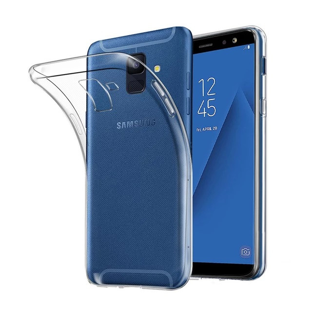 کاور مدل Clear TPU مناسب برای گوشی موبایل سامسونگ Galaxy A6 2018