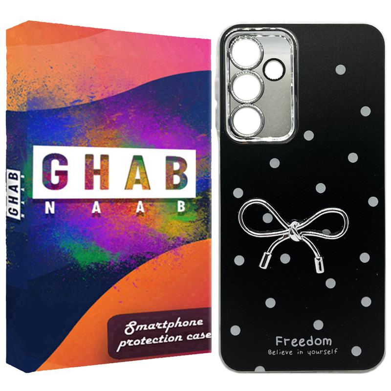 کاور قاب ناب مدل فانتزی دخترانه طرح خال خالی مناسب برای گوشی موبایل سامسونگ Galaxy A16 / A16 5G