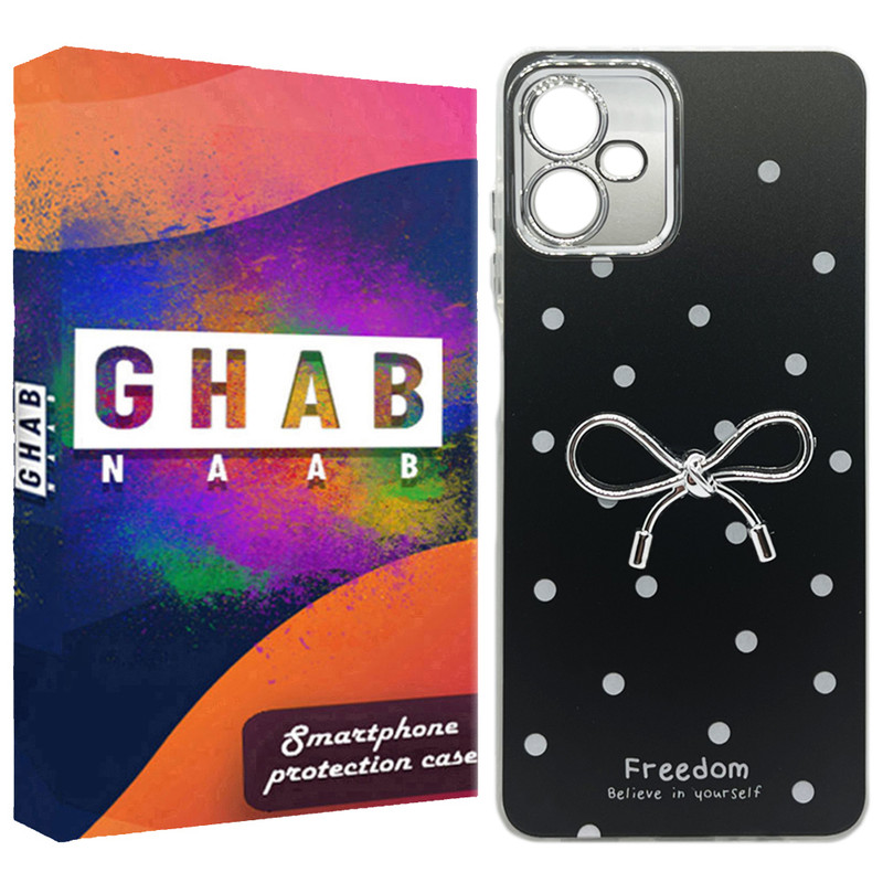 کاور قاب ناب مدل فانتزی دخترانه طرح خال خالی مناسب برای گوشی موبایل سامسونگ Galaxy A06