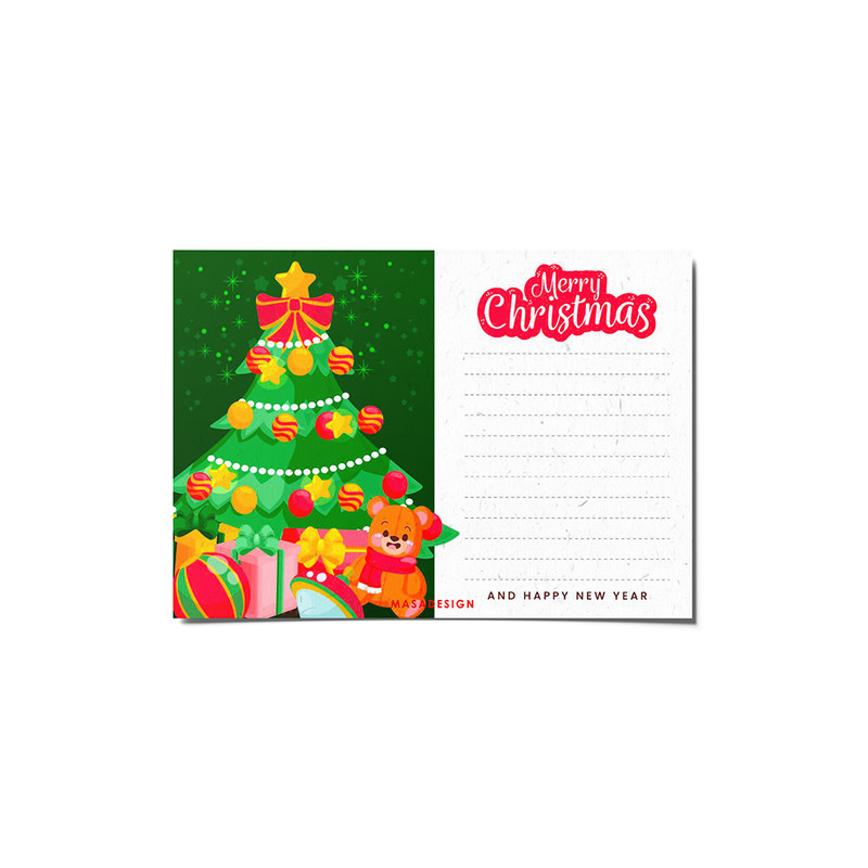 کارت پستال ماسا دیزاین مدل venus030 طرح christmas