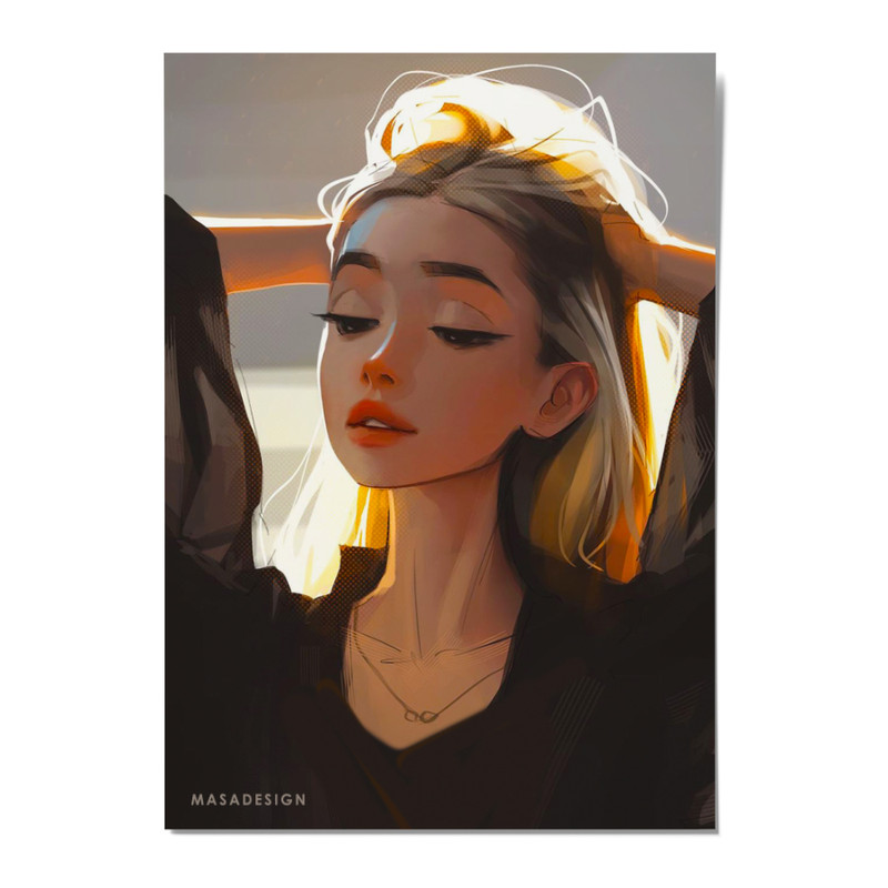 کارت پستال ماسا دیزاین مدل POSTV0021 GIRL