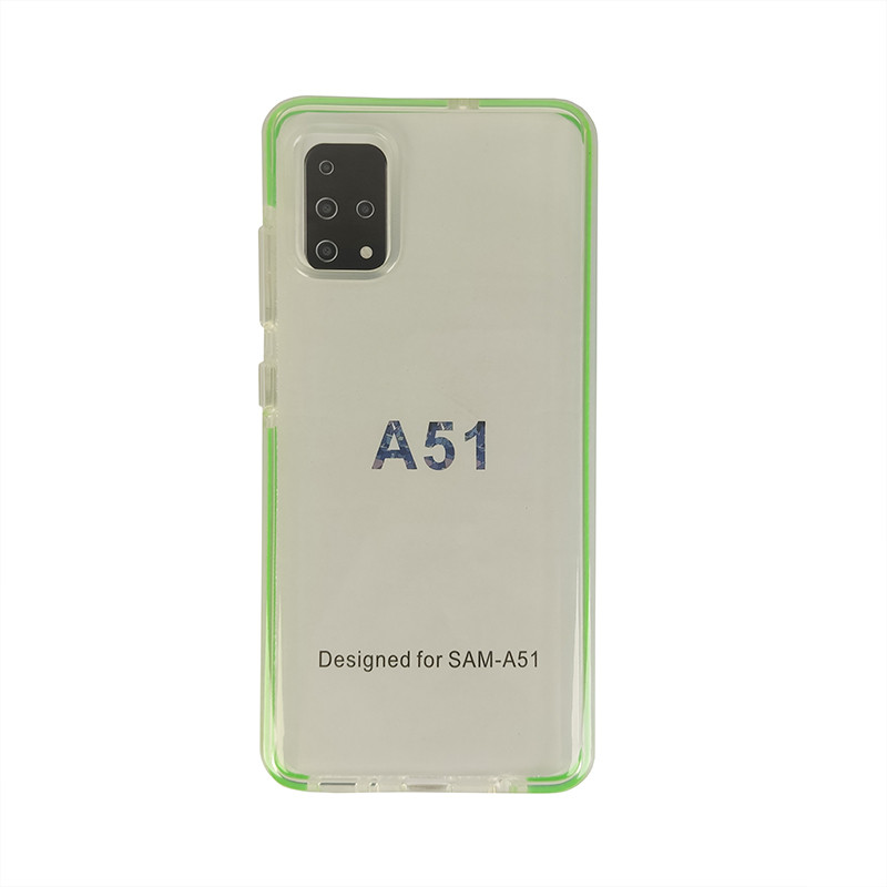 کاور مدل ژله ای دور رنگی مناسب برای گوشی موبایل سامسونگgalaxy A51