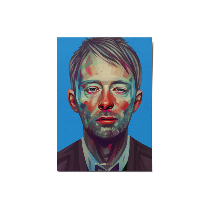 کارت پستال ماسا دیزاین طرح radiohead کد postv57