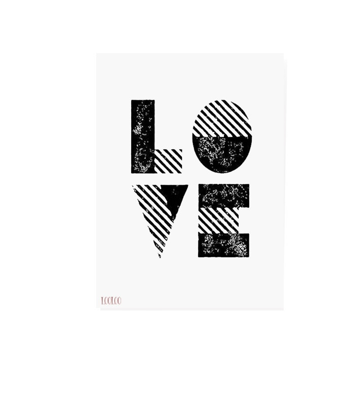 کارت پستال لولو مدل LOVE کد 708