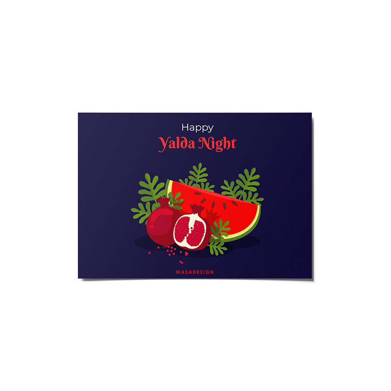 کارت پستال ماسا دیزاین مدل venus020 طرح شب یلدا
