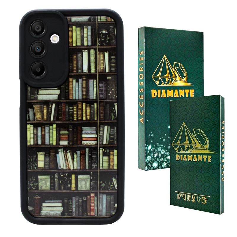 کاور دیامانته مدل Labrary Gn مناسب برای گوشی موبایل سامسونگ Galaxy A15