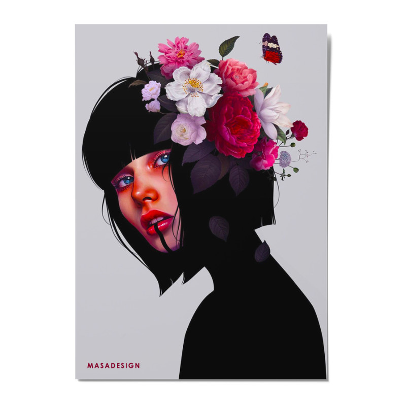 کارت پستال ماسا دیزاین مدل  POSTSM0062 GIRL