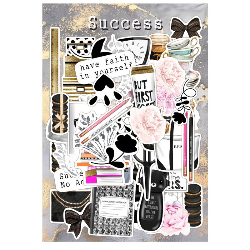 کارت پستال مدل Success بولت ژورنال و اسکرپ بوک