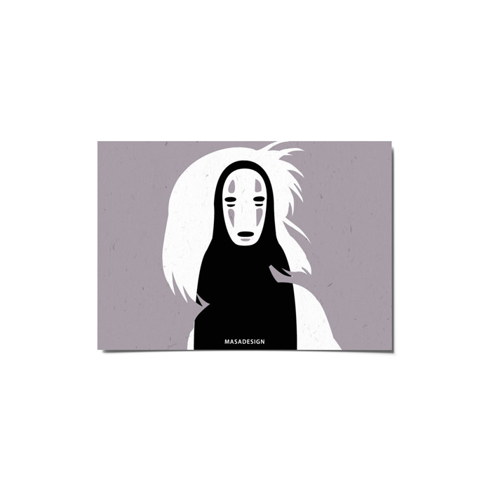 کارت پستال ماسا دیزاین طرح no face کد postv29