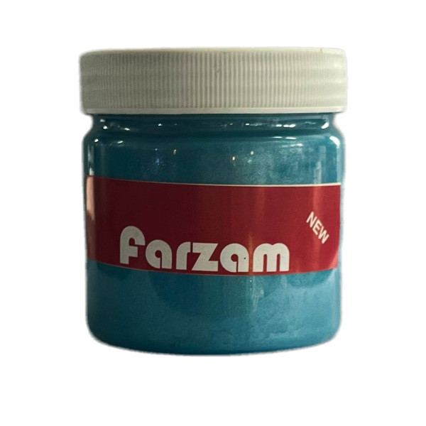 رنگ صدفی فیروزه ای فرزام کد239 حجم 250 میلی لیتر
