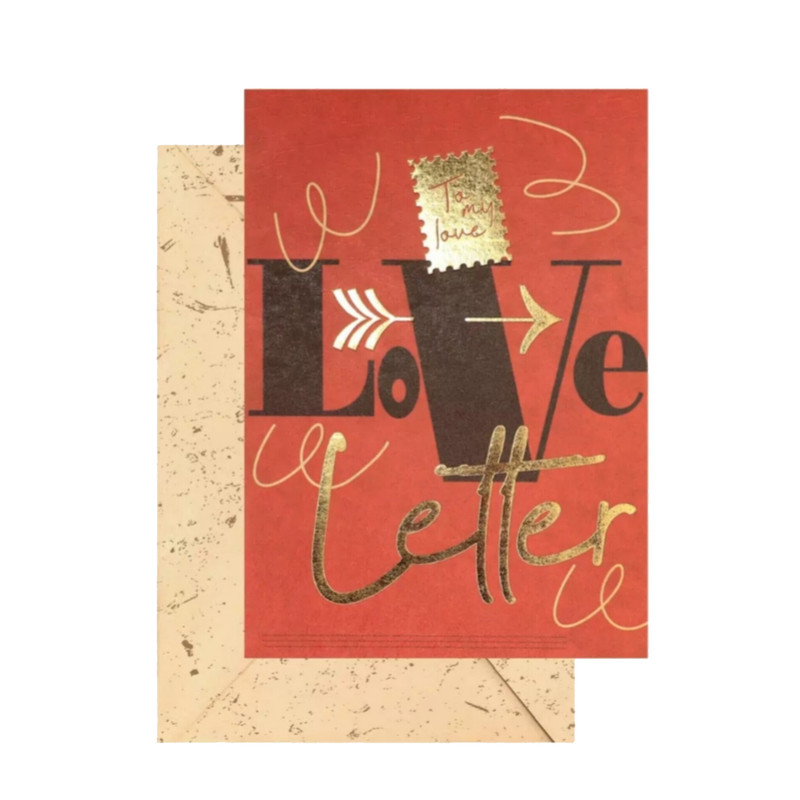 کارت پستال مریخ مدل Love letter 16004