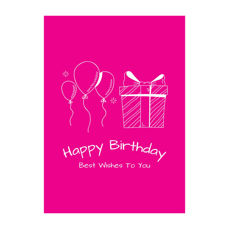 کارت پستال مدل happy birthday کد 04