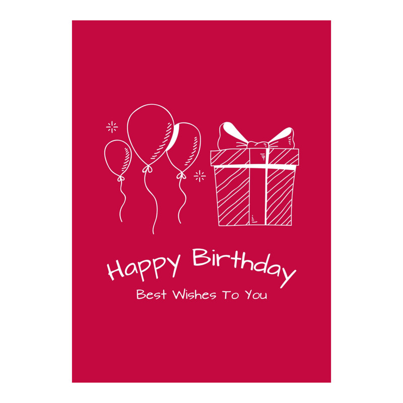 کارت پستال مدل happy birthday کد 06