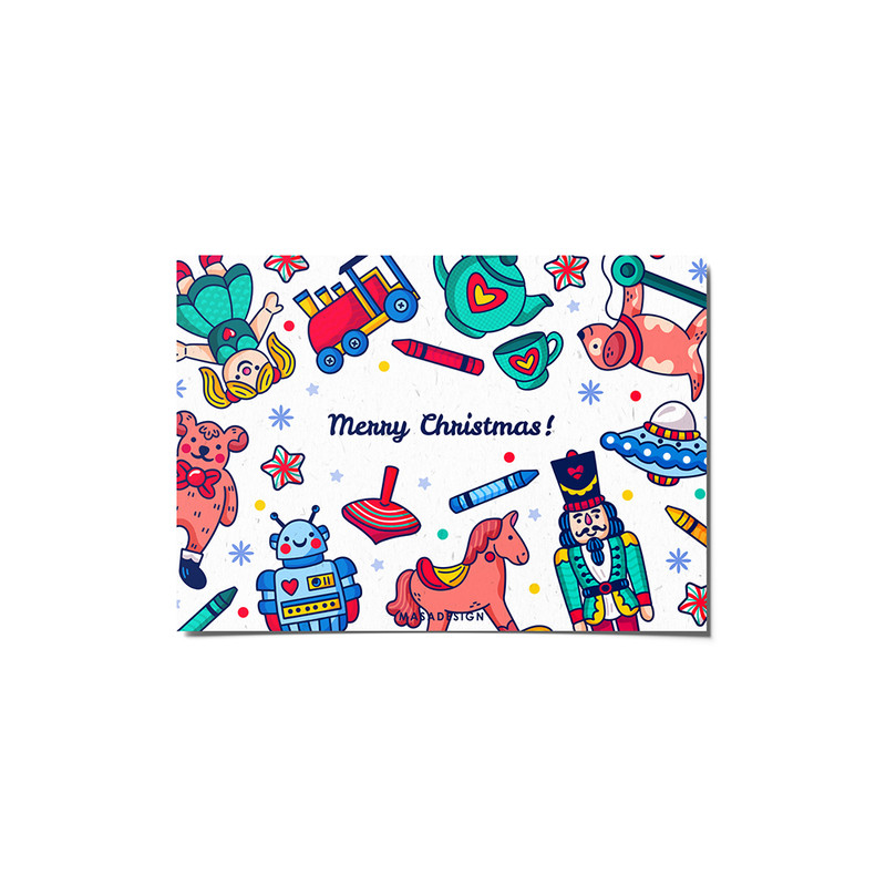 کارت پستال ماسا دیزاین مدل venus629 طرح christmas