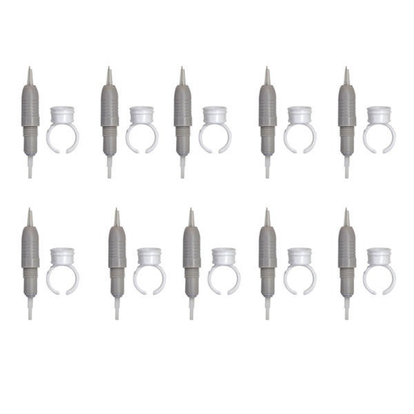کارتریج میکرونیدلینگ مدل FLAT NEEDLE 3 به همراه تشتک تتو مجموعه 10 عددی