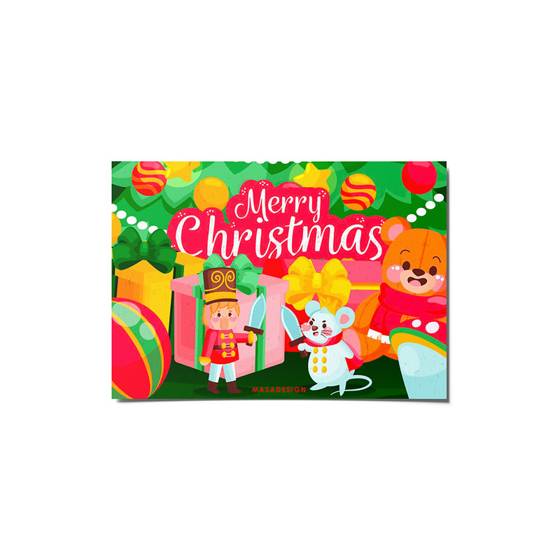 کارت پستال ماسا دیزاین مدل venus031 طرح christmas