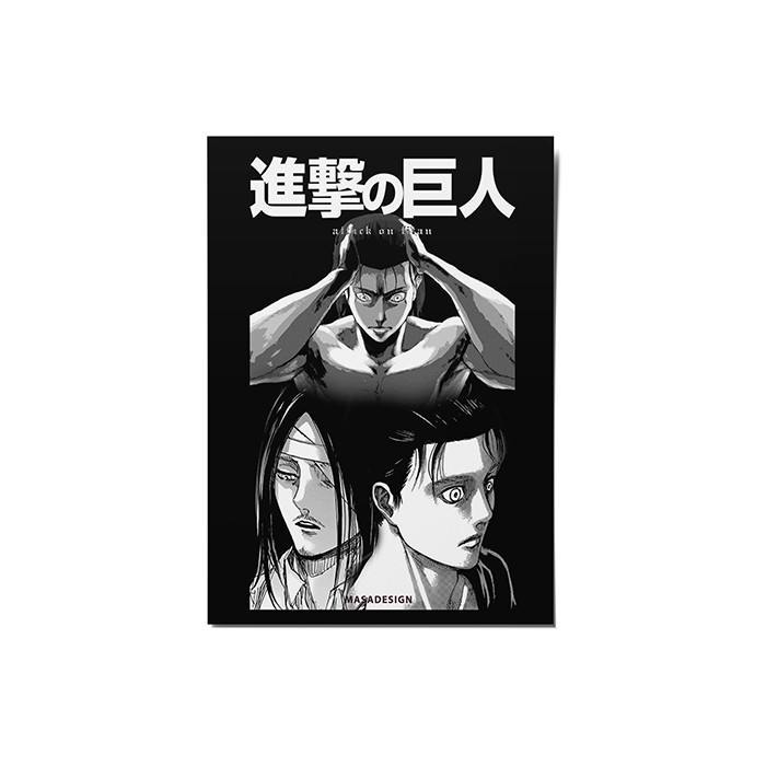 کارت پستال ماسا دیزاین مدل stkv0556 طرح attack on titan