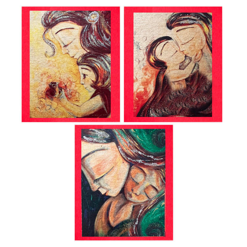 کارت پستال مدل مادر کد GH3 مجموعه 3 عددی
