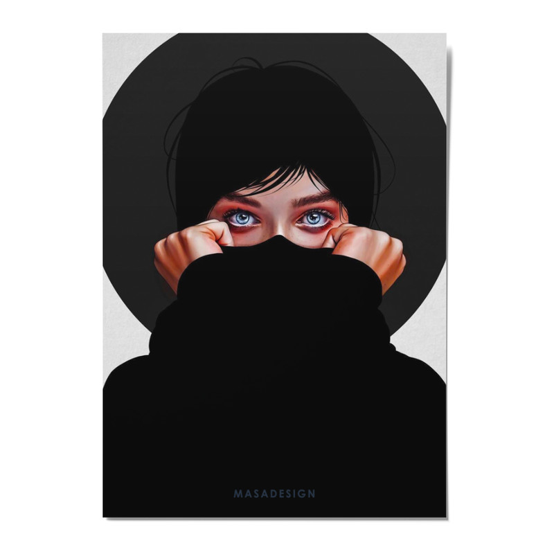 کارت پستال ماسا دیزاین مدل  POSTSM0060 GIRL