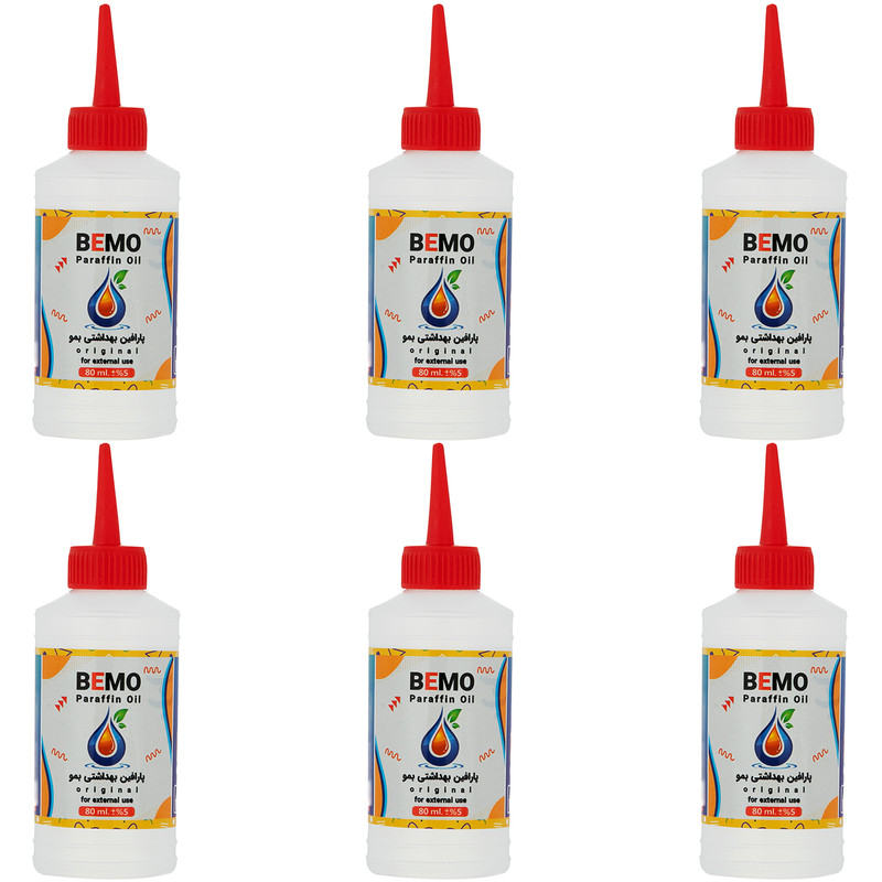پارافین مایع بمو مدل B100 حجم 80 میلی لیتر بسته 6 عددی