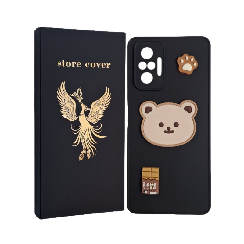 کاور طرح استور کاور طرح عروسک برجسته مدل note10pro مناسب برای گوشی موبایل شیائومی Redmi Note 10 Pro / Note 10 Pro Max