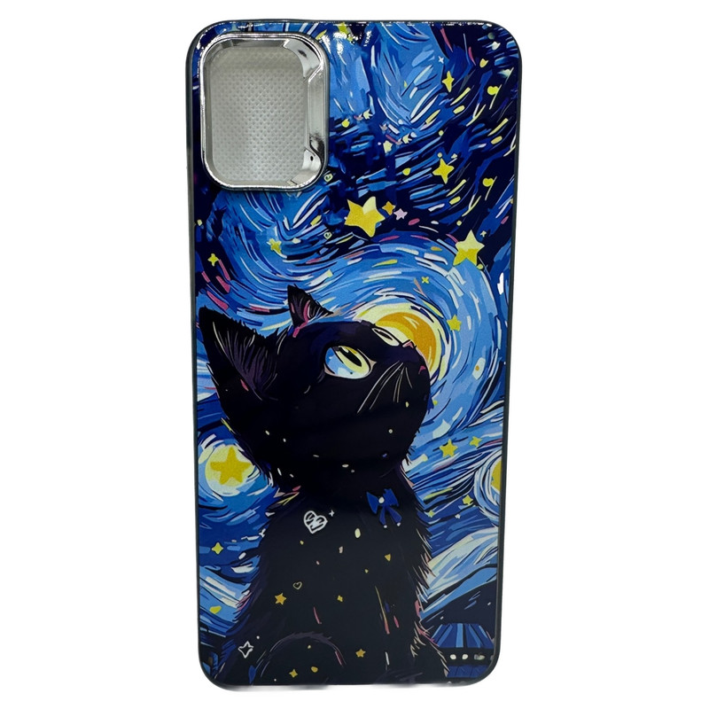 کاور کد 16طرح گربه  و ستاره مناسب برای گوشی موبایل سامسونگ Galaxy A06