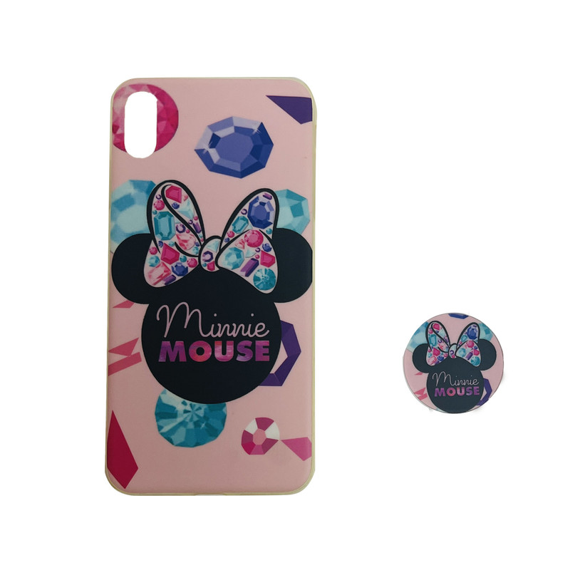 کاور مدل Cute02 مناسب برای گوشی موبایل اپل Iphone XS Max به همراه پاپ سوکت