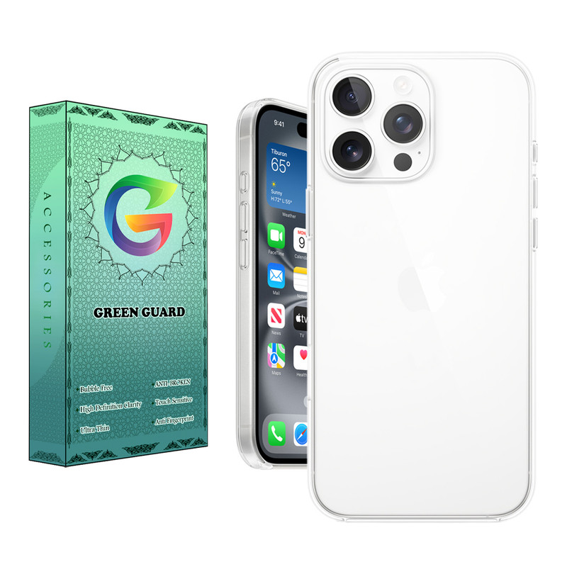 کاور گرین گارد مدل Transparent مناسب برای گوشی موبایل اپل Iphone 16 Pro