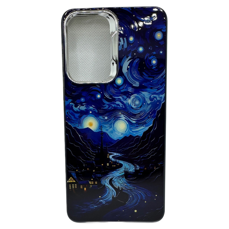 کاور کد 16 طرح شب پر ستاره مناسب برای گوشی موبایل سامسونگ Galaxy A54