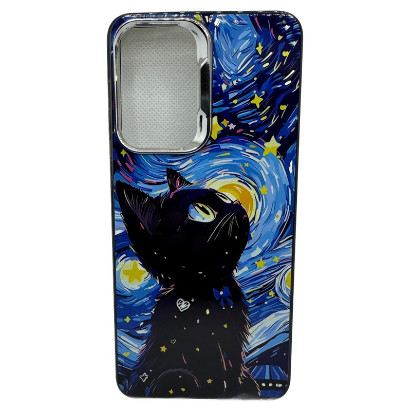 کاور کد 16طرح گربه و ستاره مناسب برای گوشی موبایل سامسونگ Galaxy A33