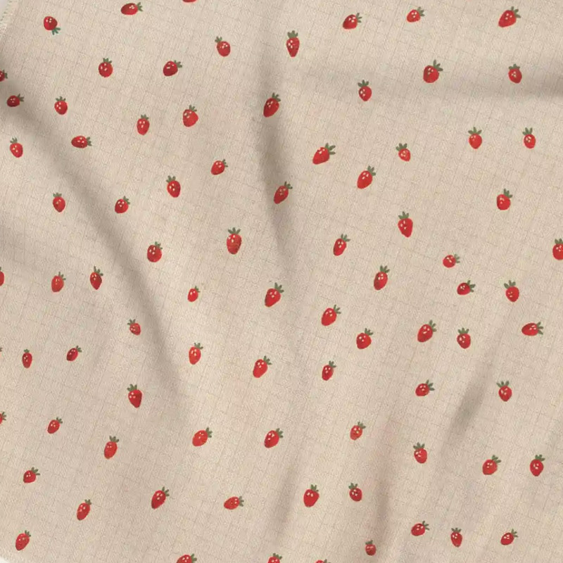 کاغذکادو مریخ مدل پارچه ای Strawberries