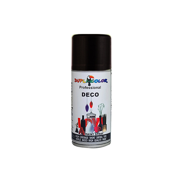 اسپری رنگ مشکی دوپلی کالر مدل DECO حجم 150 میلی لیتر