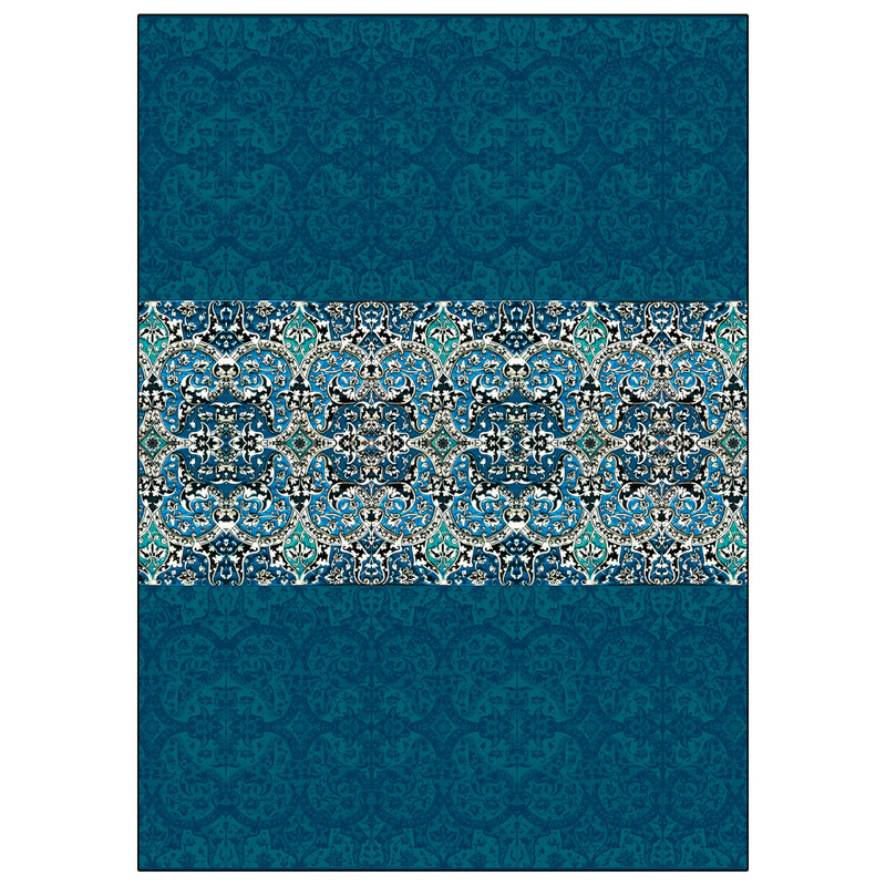 کاغذ کادو طرح کاشی بسته 5 عددی