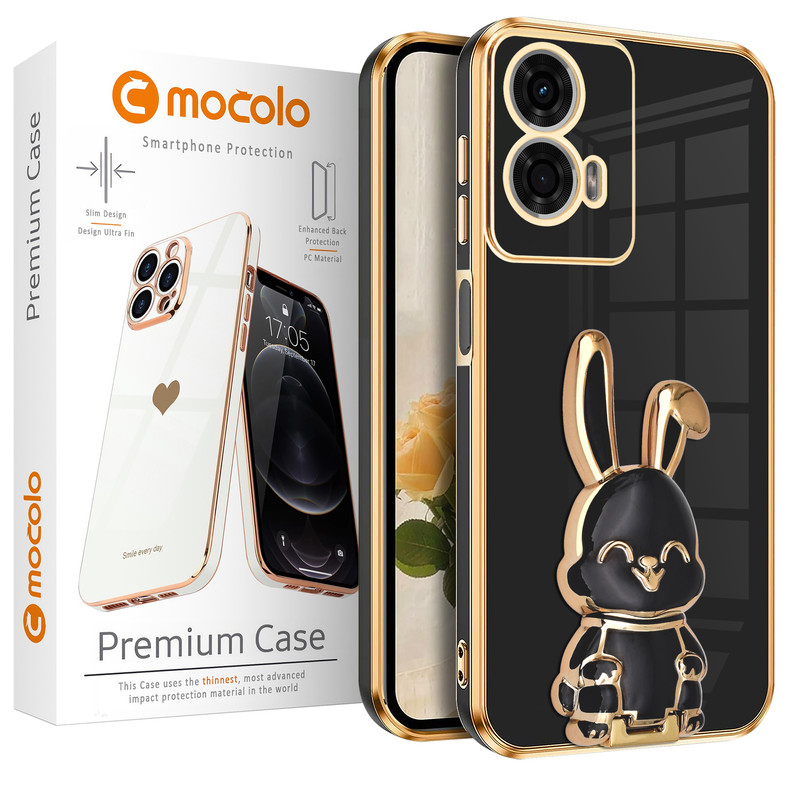 کاور موکولو مدل Lapin مناسب برای گوشی موبایل موتورولا Moto G24 به همراه پایه نگهدارنده