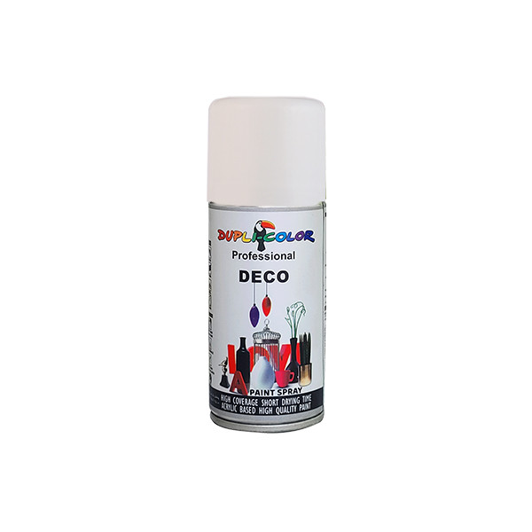 اسپری رنگ سفید دوپلی کالر مدل DECO حجم 150 میلی لیتر
