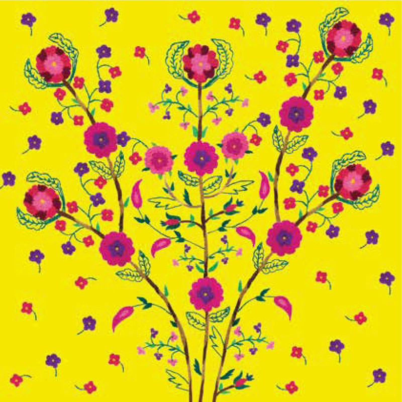 کاغذ کادو مریخ مدل Needlework 1058 سایز 50×50 سانتیمتر