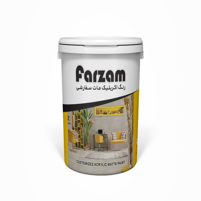 رنگ آکریلیک مات سفارشی فرزام کد 540 وزن 1.2 کیلوگرم