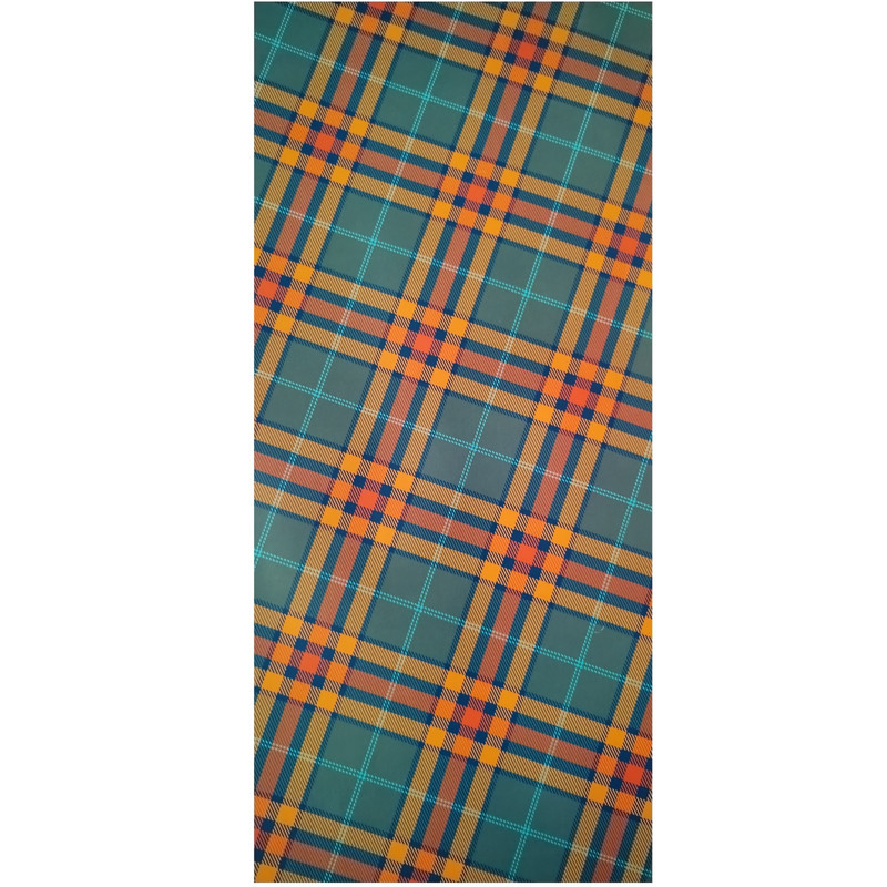 کاغذ کادو مدل پترن پارچه طرح چهارخونه مورب سایز 70 *50سانتی متر بسته 3 عددی