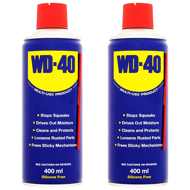 پک اسپری روان کننده WD-40 مدل GUMMY حجم 400 میلی لیتر بسته 2 عددی