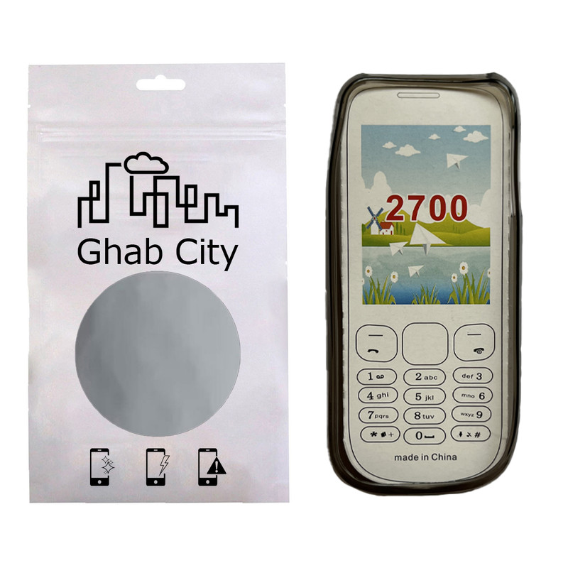 کاور قاب سیتی مدل ژله ای مناسب برای گوشی موبایل نوکیا 2700