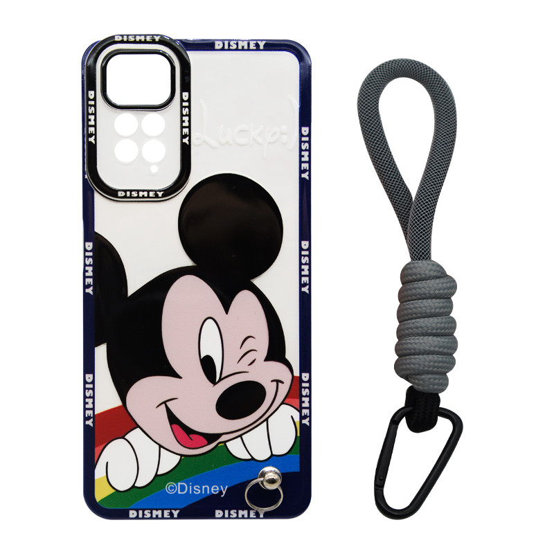 کاور مدل Mickey Mouse مناسب برای گوشی موبایل شیائومی Redmi Note 11 Pro به همراه بند آویز