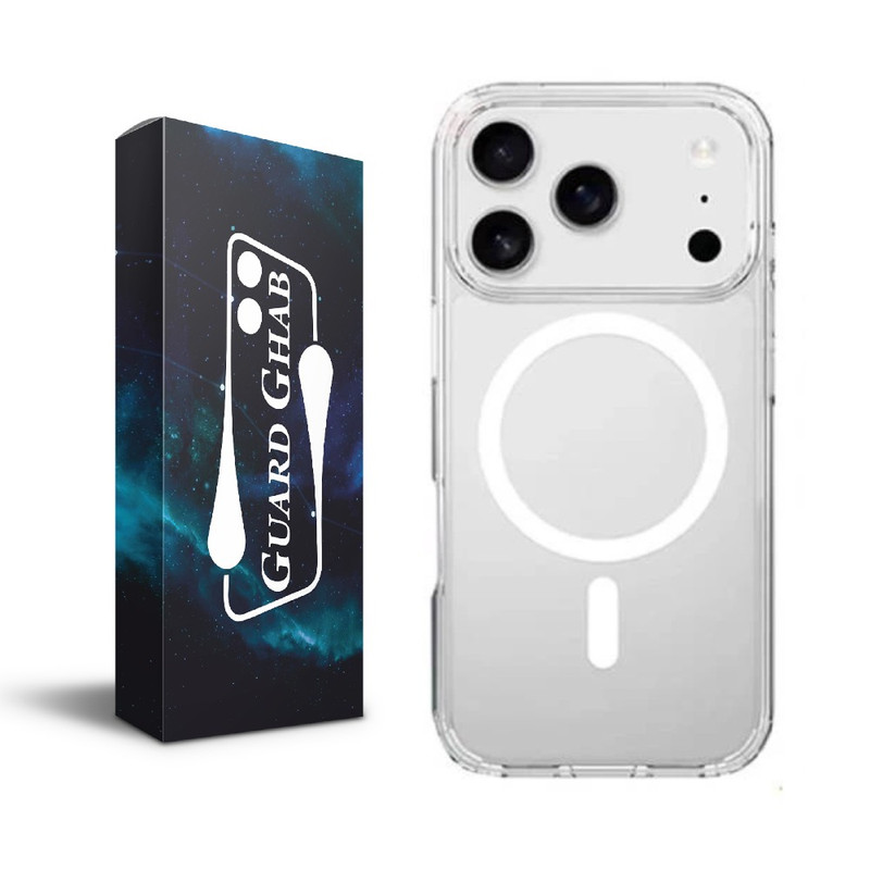 کاور گارد قاب مدل مگسیف شفاف مناسب برای گوشی موبایل اپل iPhone 17 pro