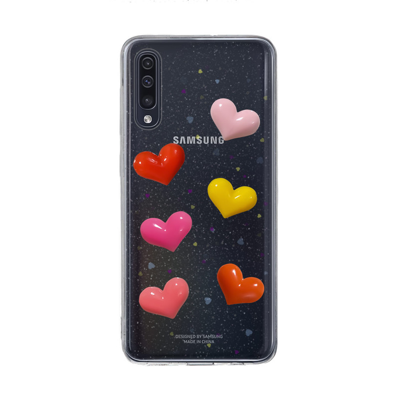 کاور دکین مدل FNY طرح قلب مناسب برای گوشی موبایل سامسونگ Galaxy A70