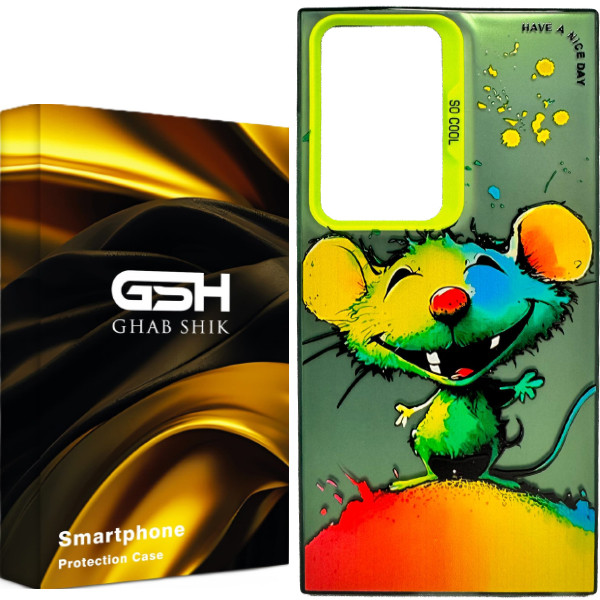کاور قاب شیک مدل سوکول طرح موش مناسب برای گوشی موبایل سامسونگ Galaxy A14 4G / A14 5G