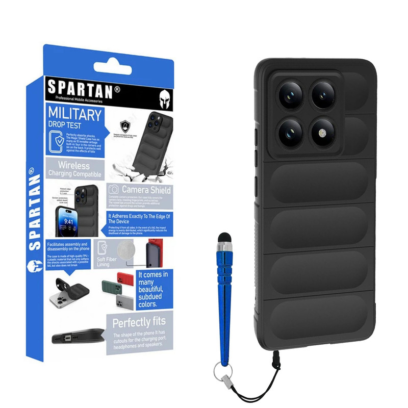 کاور اسپارتان مدل Flex Armor+ Pen مناسب برای گوشی موبایل شیائومی Xiaomi 14T Pro به همراه قلم