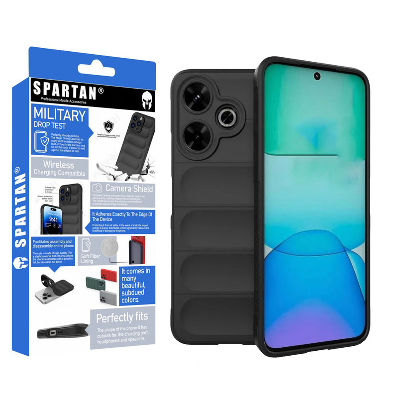 کاور اسپارتان مدل Flex Armor مناسب برای گوشی موبایل شیائومی Poco M6 Plus