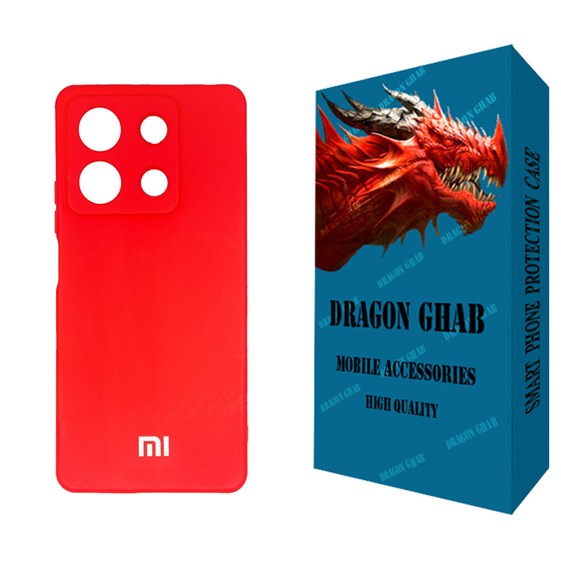 کاور دراگون قاب مدل سیلیکونی مناسب برای گوشی موبایل شیائومی Redmi Note 13 Pro 4G